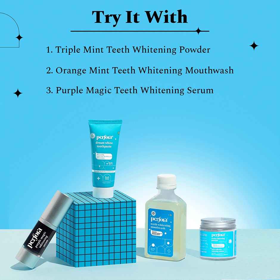 Perfora Dream White Teeth Whitening Toothpaste Combo