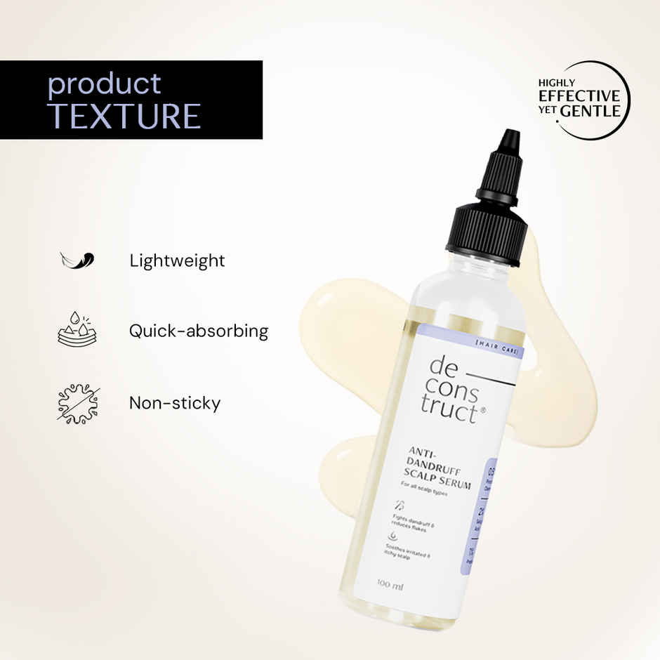 Deconstruct Anti Dandruff Serum | 0.5% Piroctone Olamine, 2% Salicylic Acid | Controls Flakes