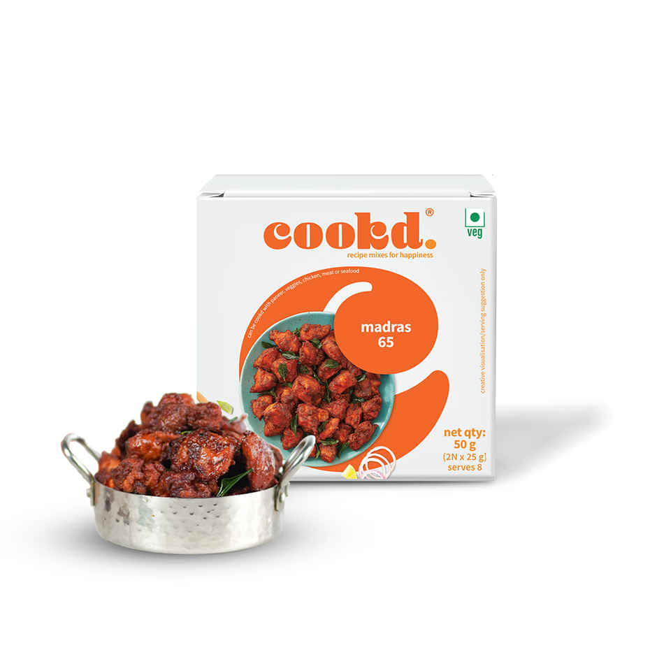 Cookd Fried Chicken Kit (285g) & Cookd Madras 65 (50g) Combo