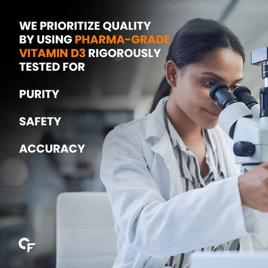Carbamide Forte Vitamin D3 Shots 60000 IU | Vitamin D Supplement | 8 X 5 ML