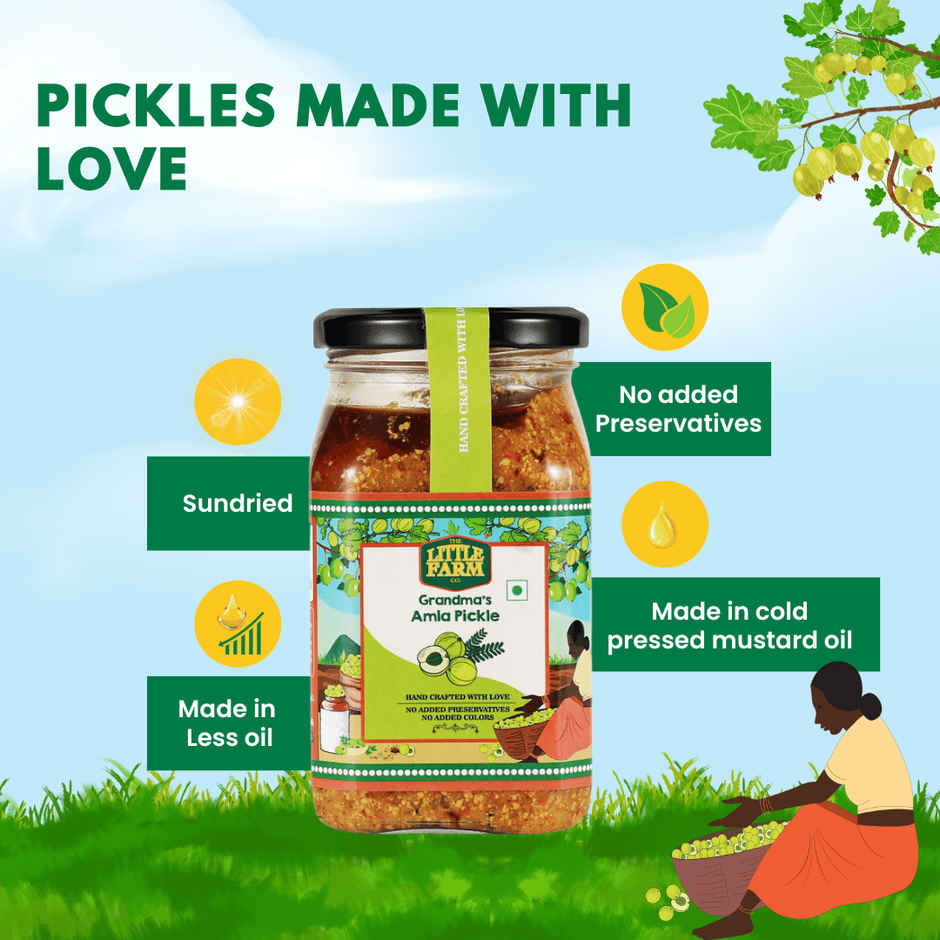 The Little Farm Co. Amla Pickle | Achaar | No added preservatives