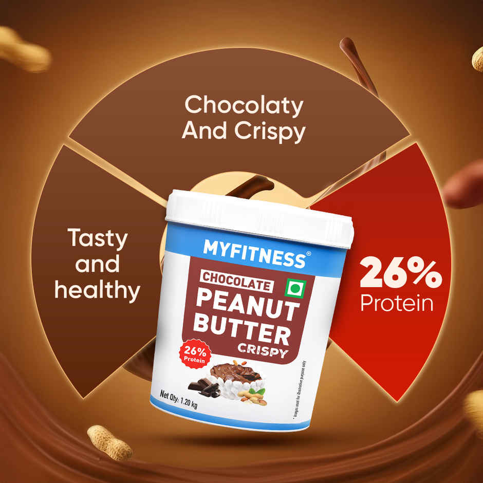 MyFitness Chocolate Peanut Butter Crispy Spread | High Protein