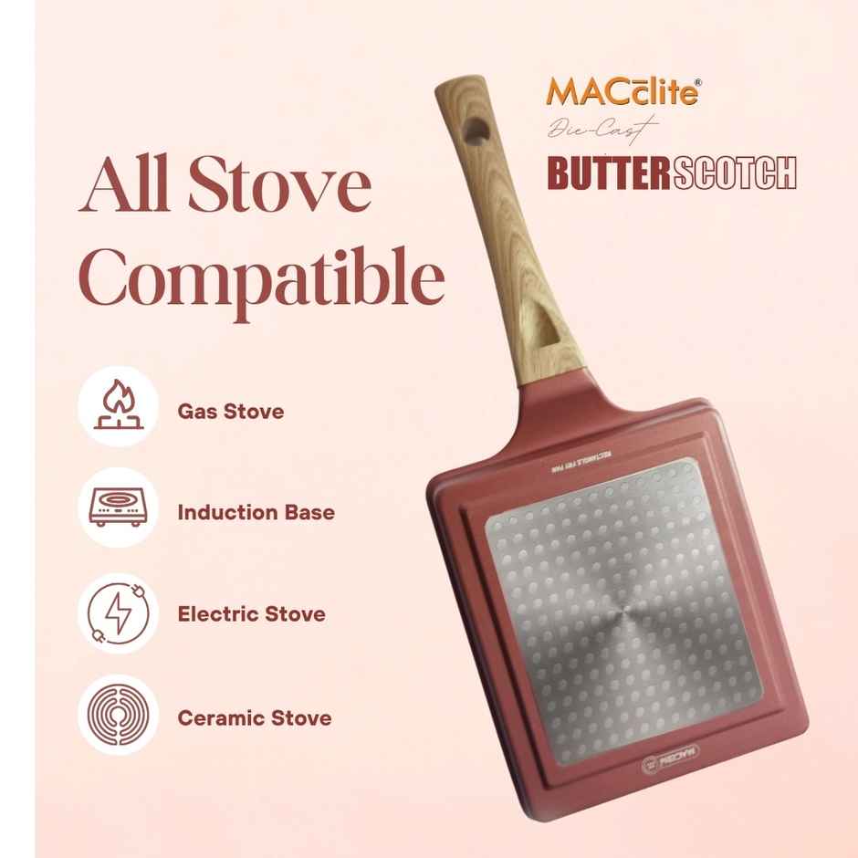 Macclite Non-Stick Square Fry Pan | Induction Compatible