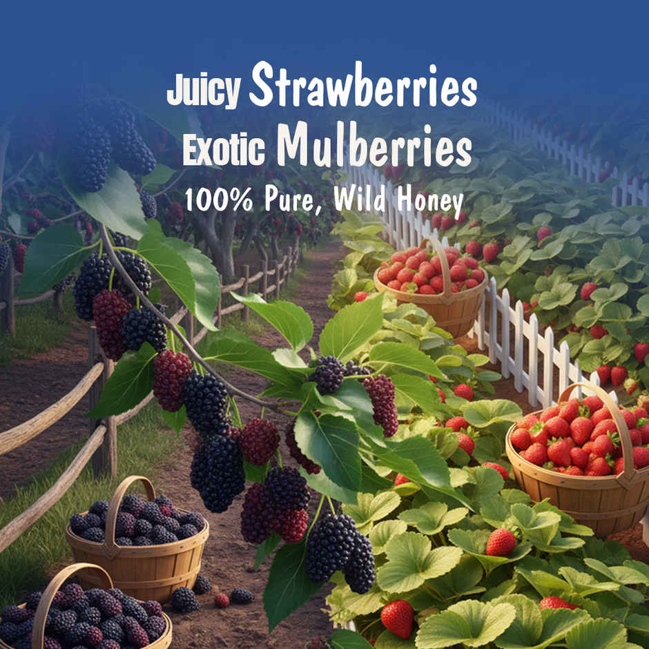 Eatopia Healthy Mixed Berry Honey Jam (No Refined Sugar & Preservatives )