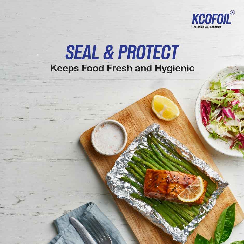 Kcofoil 9 m Aluminium Foil for Food Wrapping