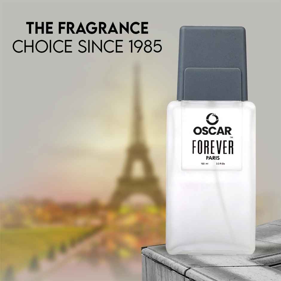 Oscar Forever Paris Grey Unisex Eau De Parfum Perfume With Long Lasting Fresh Fragrance