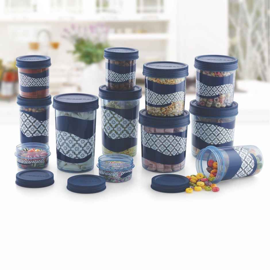Mastercook Ibizza 12 Pcs PP Containers Set - Assorted