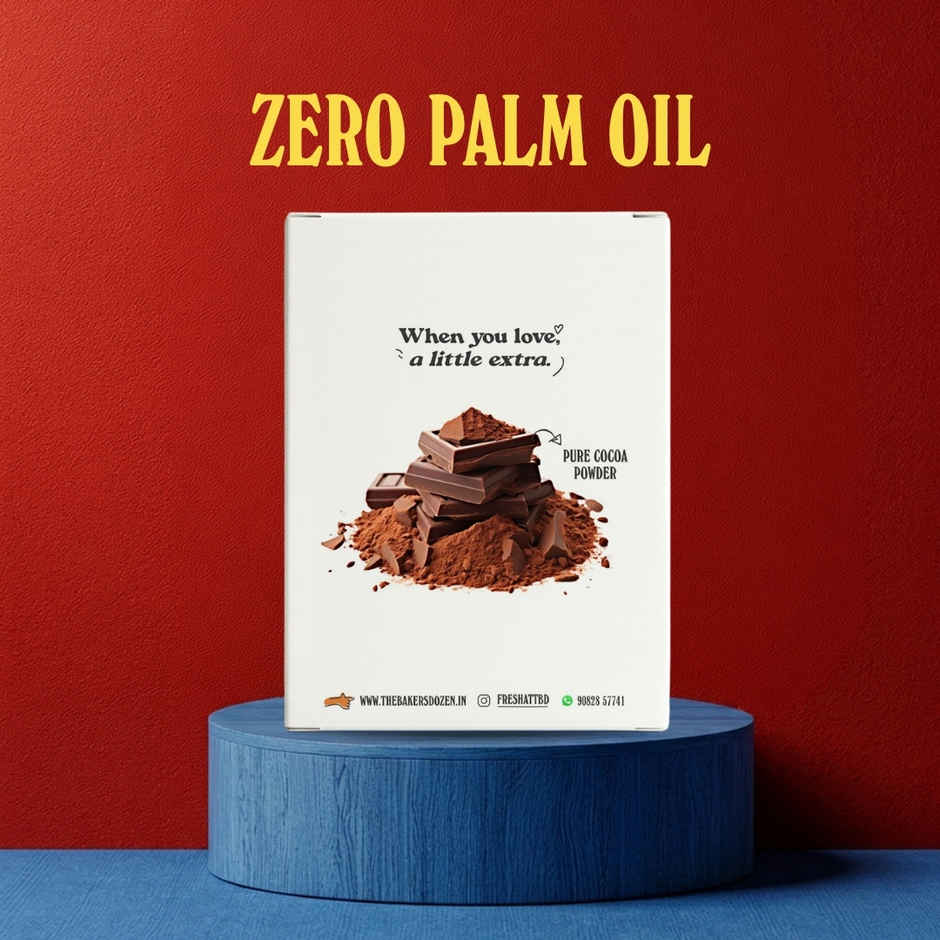 The Baker's Dozen Rich Chocolate Cake | Choco Cake | Bakery Delight | Made with Cocoa Powder