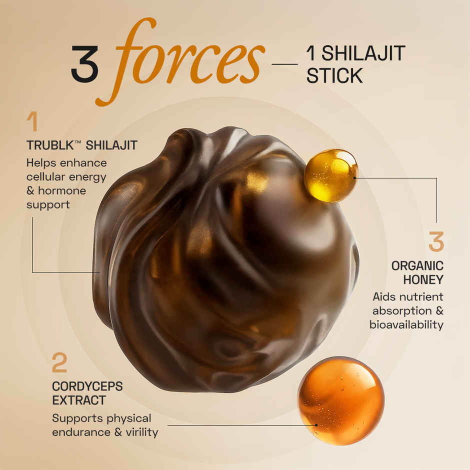 Ace Blend Trublk Shilajit Sticks | Natural Vitality & Testosterone Support | 5 Sticks