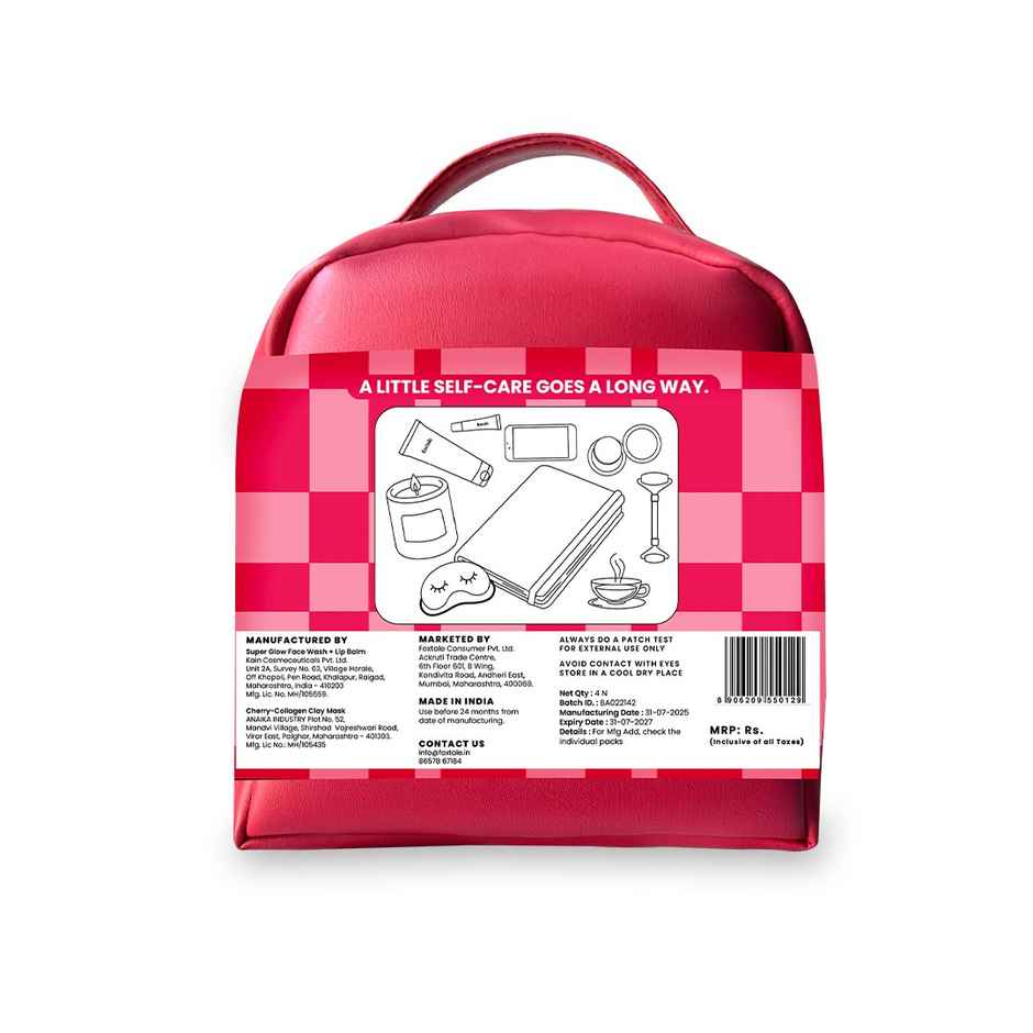 Foxtale Glow At First Sight Gift Set With Pouch And Charm | Bright, Glowing Skin