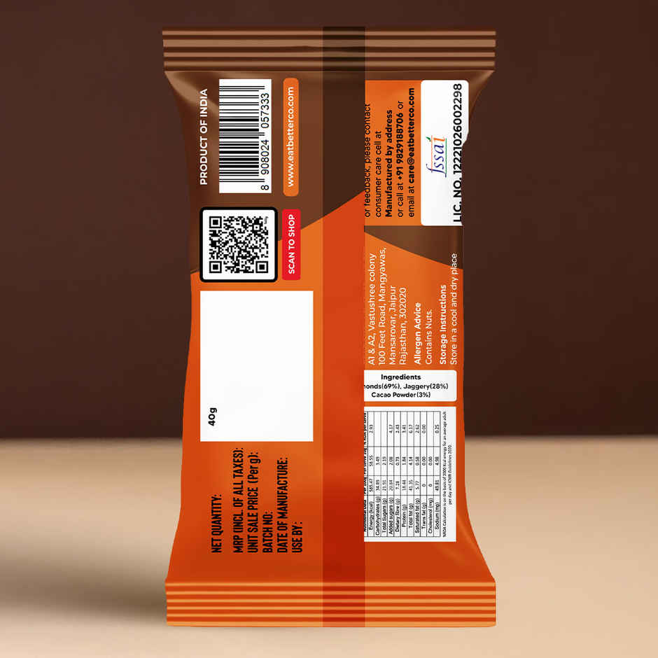 Chocolate Coated Almonds - No Added Sugar - Eat Better Co