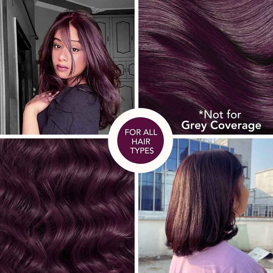 Paradyes Glossy Hair Tint Natural Hair Color - Velvet Burgundy