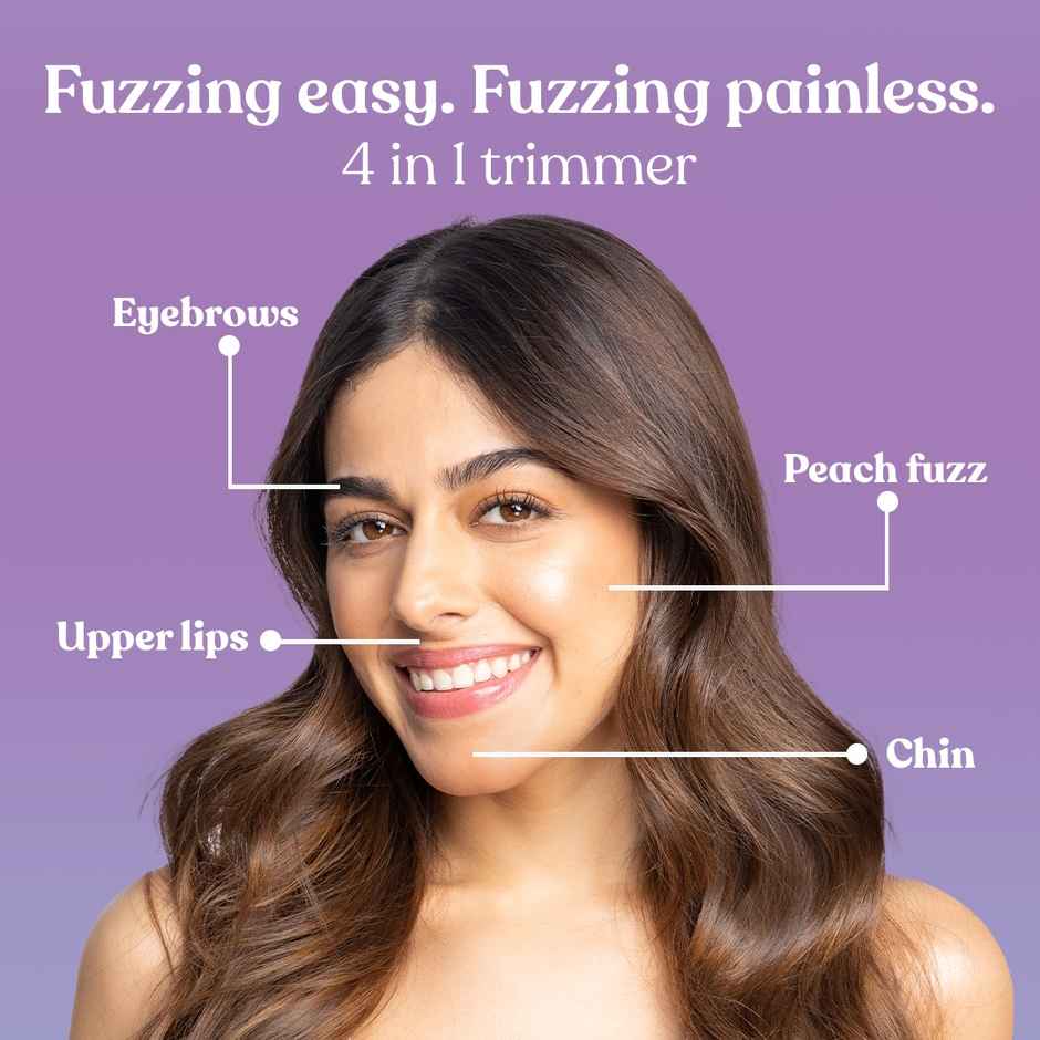 Bombae 4-in-1 Trimmer for Women Facial Hair Removal and Eyebrows