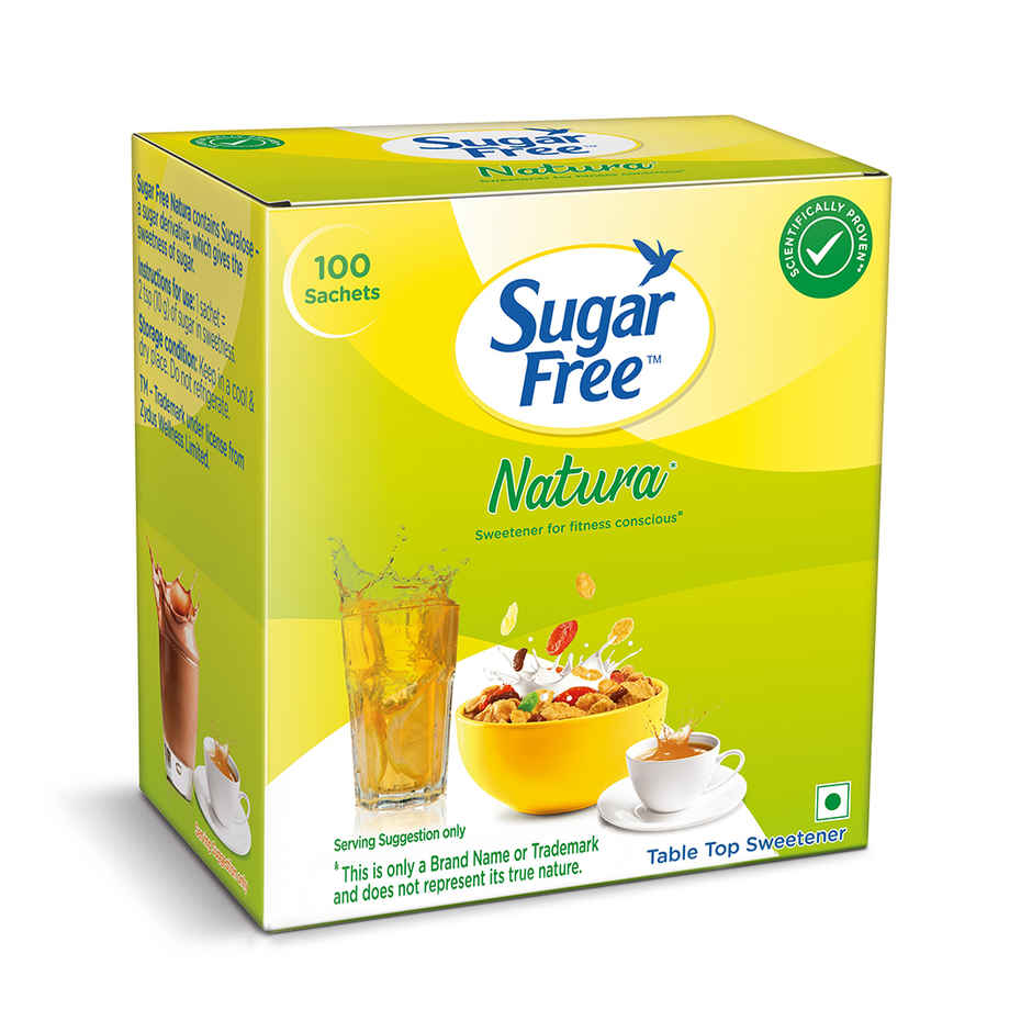 Sugar Free Natura Low Calorie Sweetener - 100 Sachet