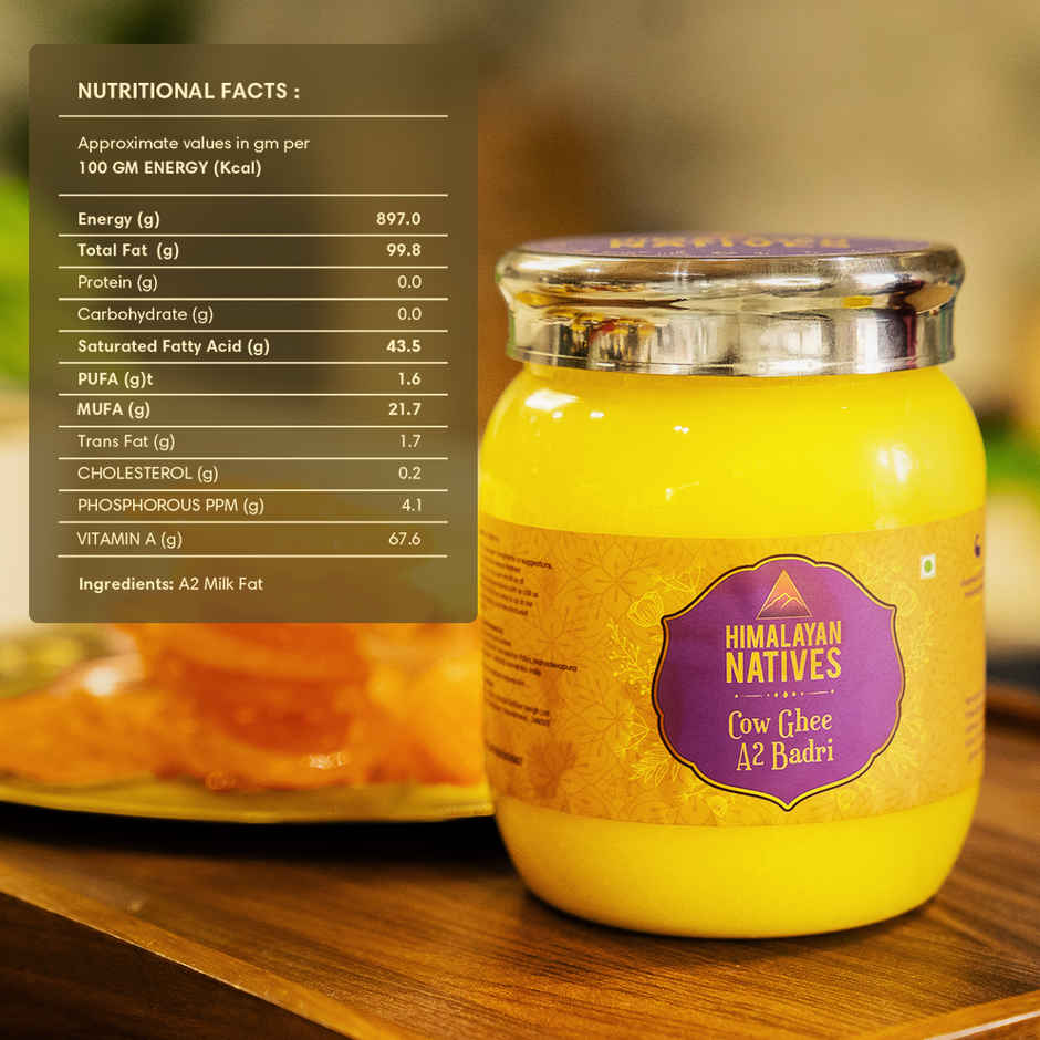Himalayan Natives A2 Badri Cow Ghee | Jar