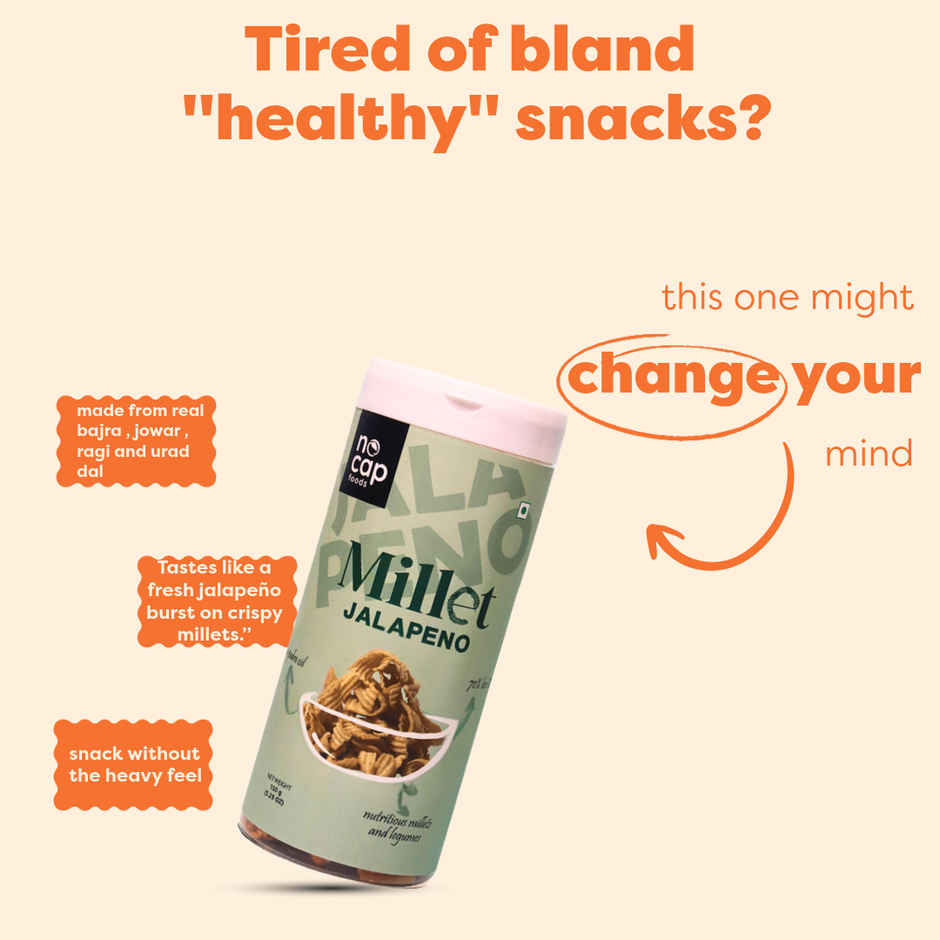 Nocap Millet Jalapeno Chips