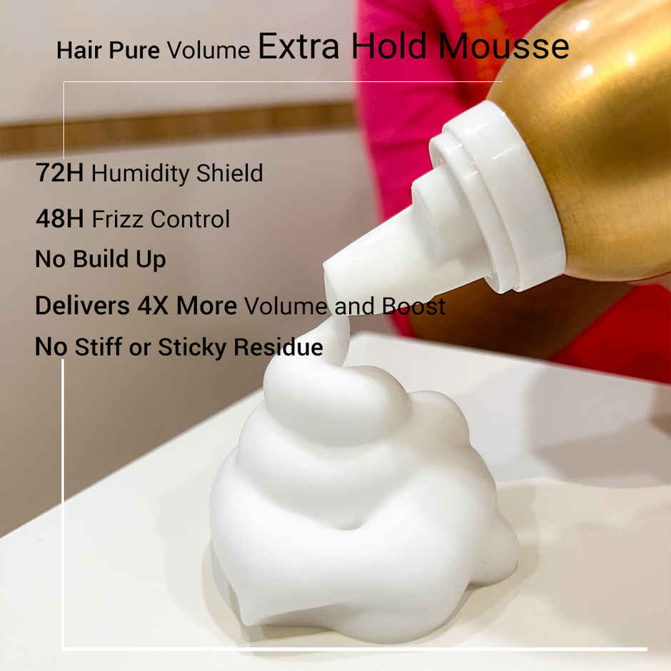 Hair Pure Hair Mousse Extra Hold
