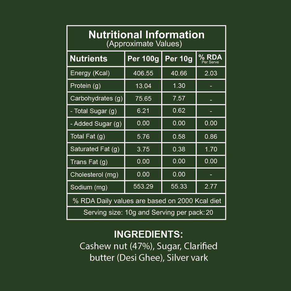 Let's Try Purani Delhi Kaju Katli | Made With Desi Ghee Combo