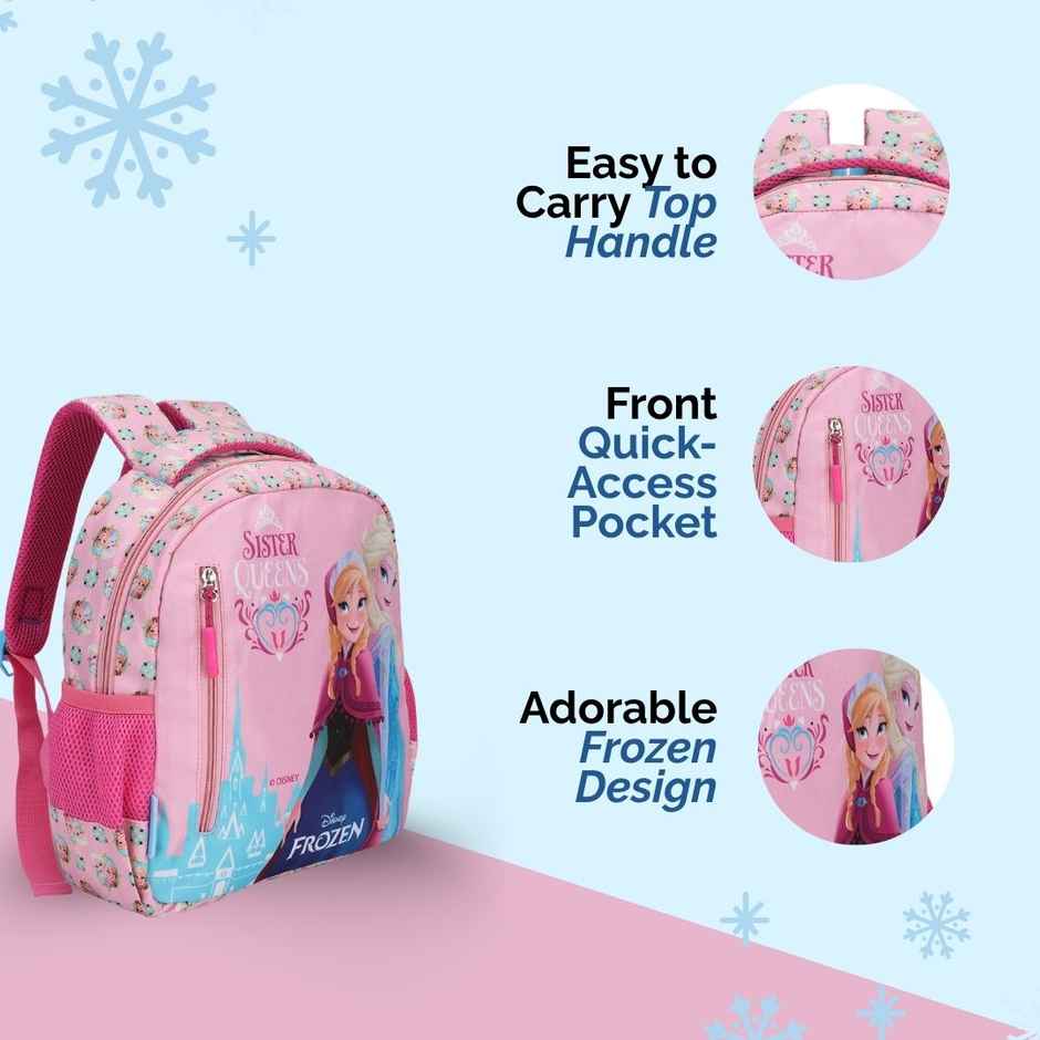Frozen Queens Mini Bag | 12 Inch | 1.5-5 Years | Play School / Nursery / LKG / UKG