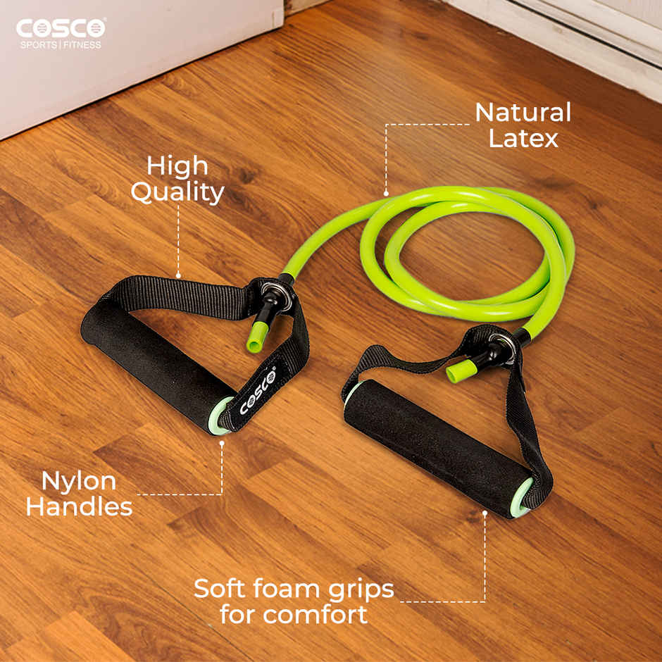 Cosco Resistance Tube-Medium|Green|Made In India