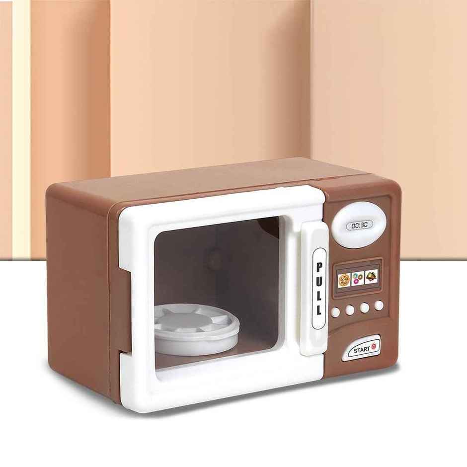 Anz Toy Brown Microwave |Oven |Iron & Sewing Machine