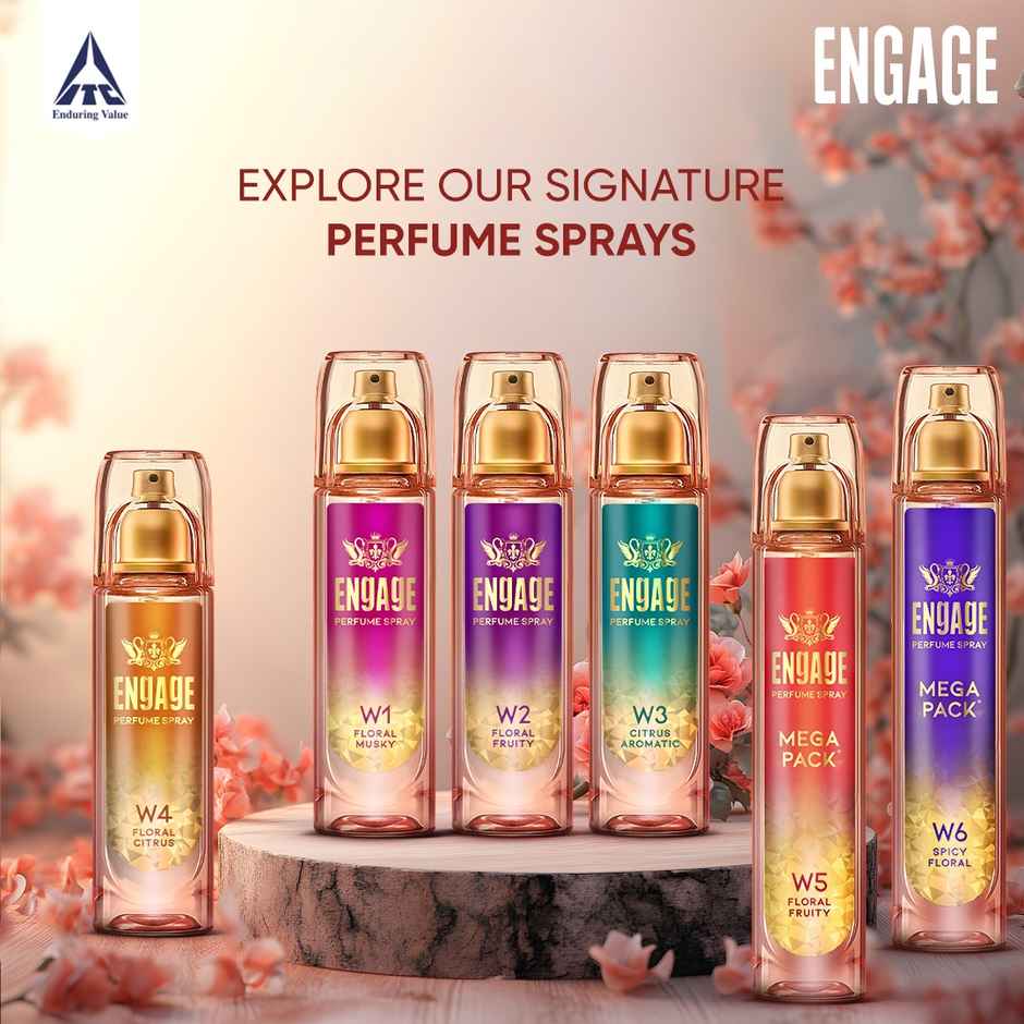 Engage W3 Perfume for Women, Citrus and Floral Fragrance Scent