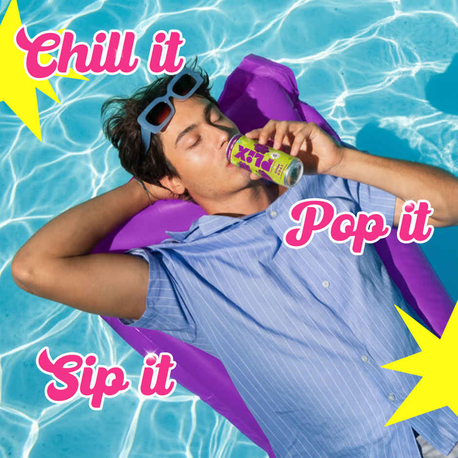 Plix Grape G.O.A.T Fizzy Soft Drink Can | Low Calorie & Zero Sugar | Prebiotics with 6g Fibre