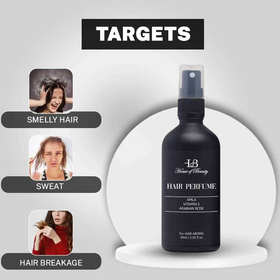 House Of Beauty Hair Perfume With Arabian Rose