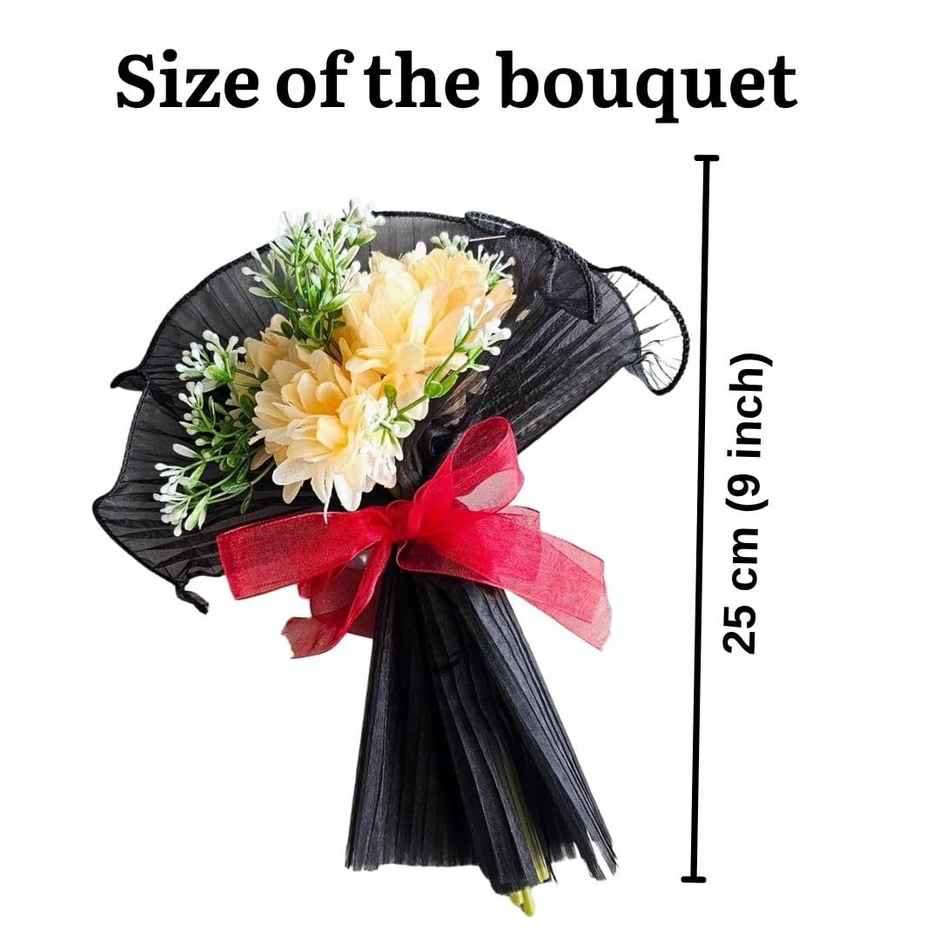 Artificial Dahlia Flower Bouquet | Satyam Kraft