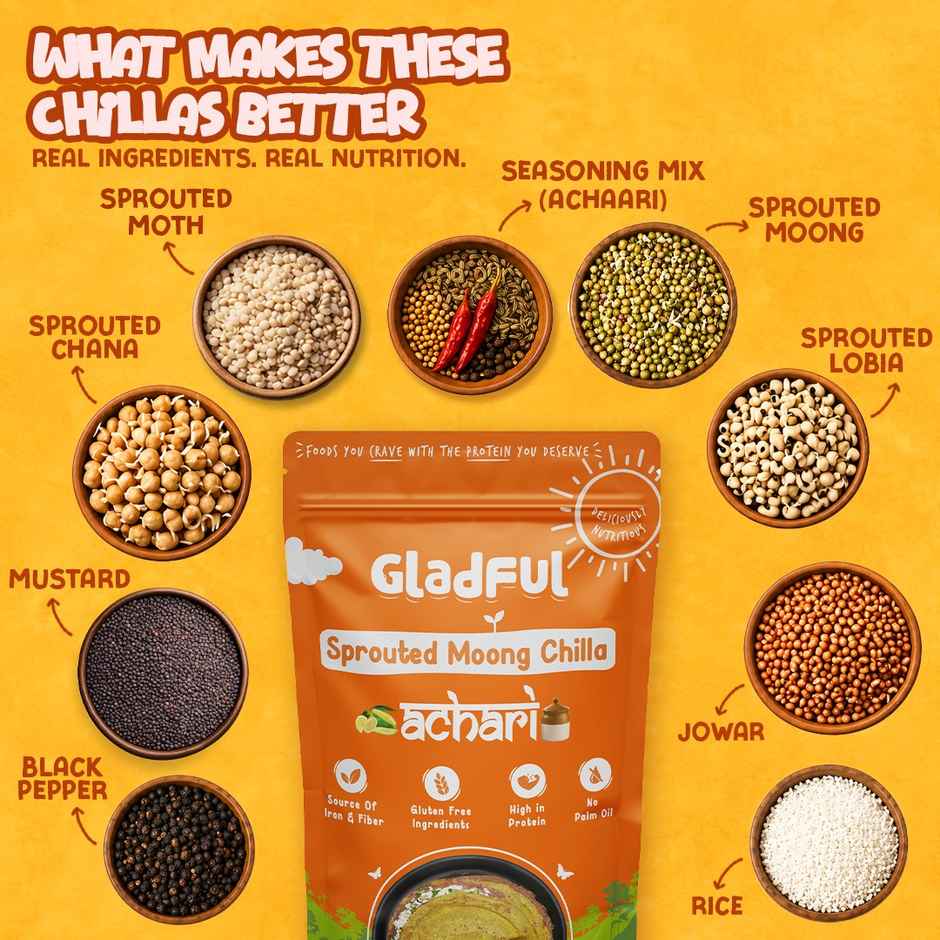 Gladful Achari Instant Chilla