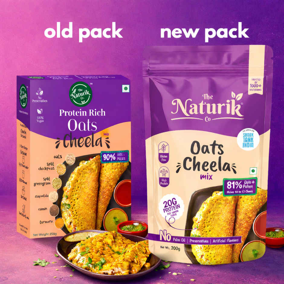 The Naturik Co Oats High Protein Chilla Mix | Calcium Rich | Healthy Diet Breakfast