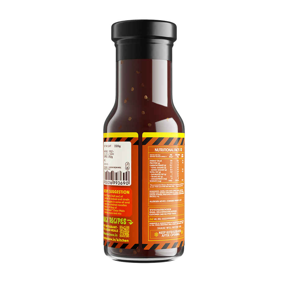 MasterChow Chowmein Cooking Sauce & MasterChow Whole Wheat Noodles | Combo