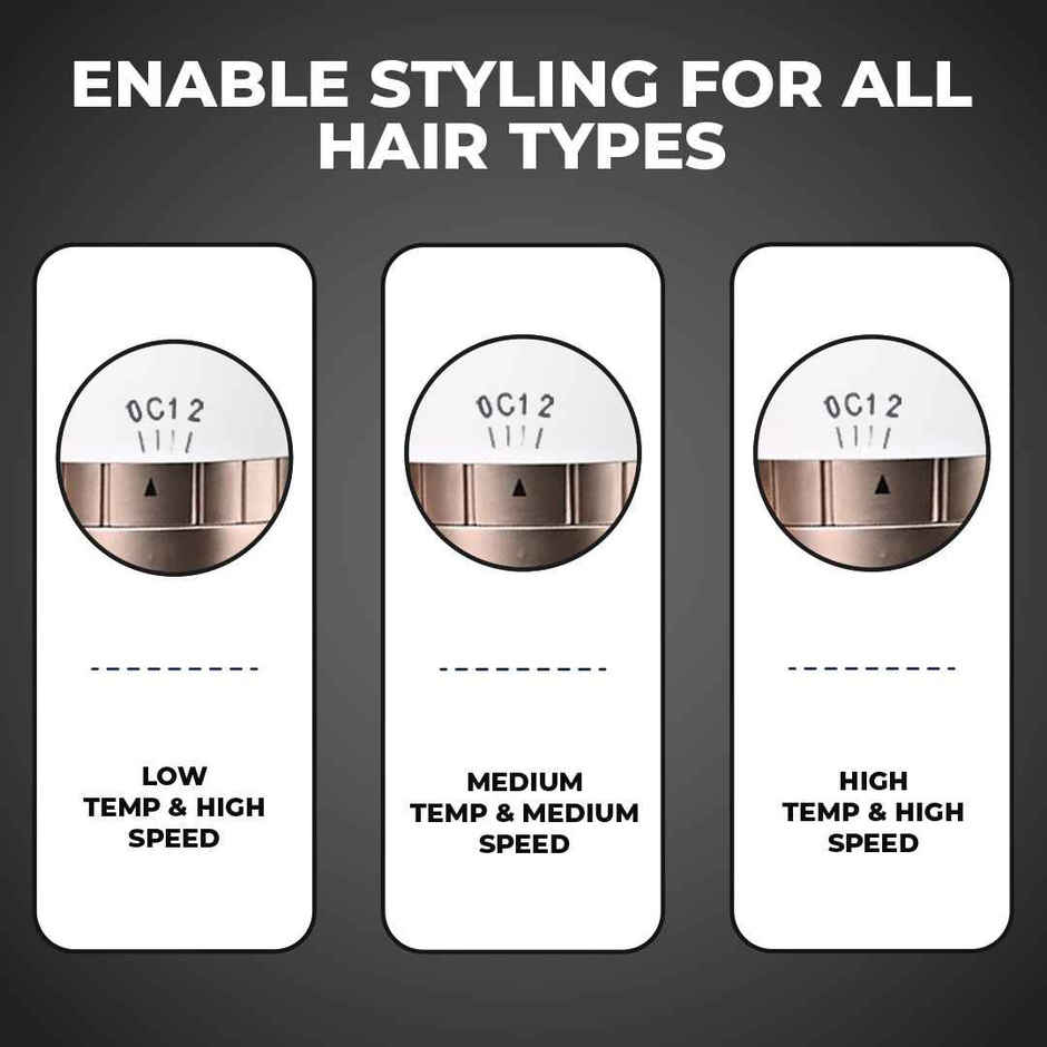 Winston 2 In 1 Hair Styling Blow Brush For Women - 1200 Watts (White)