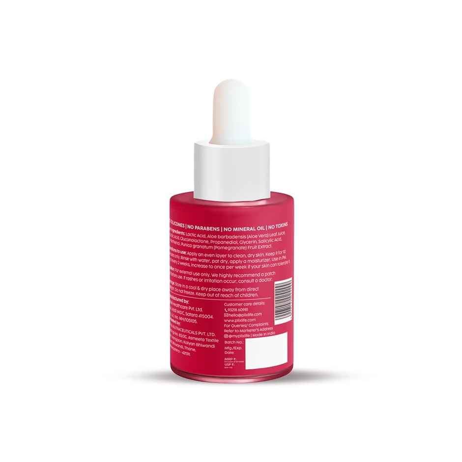 Plix The Plant Fix Pomegranate Peeling Potion With 25% AHA+ 2% BHA + 5% PHA