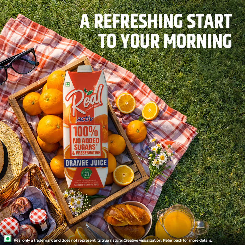 Real Activ Orange Juice | No Added Sugars & Preservatives