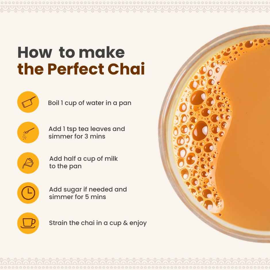 Teabox Sammvaad Kadak Chai | Premium Black Tea (Ctc) Straight From Assam | Bold Strong And Aromatic