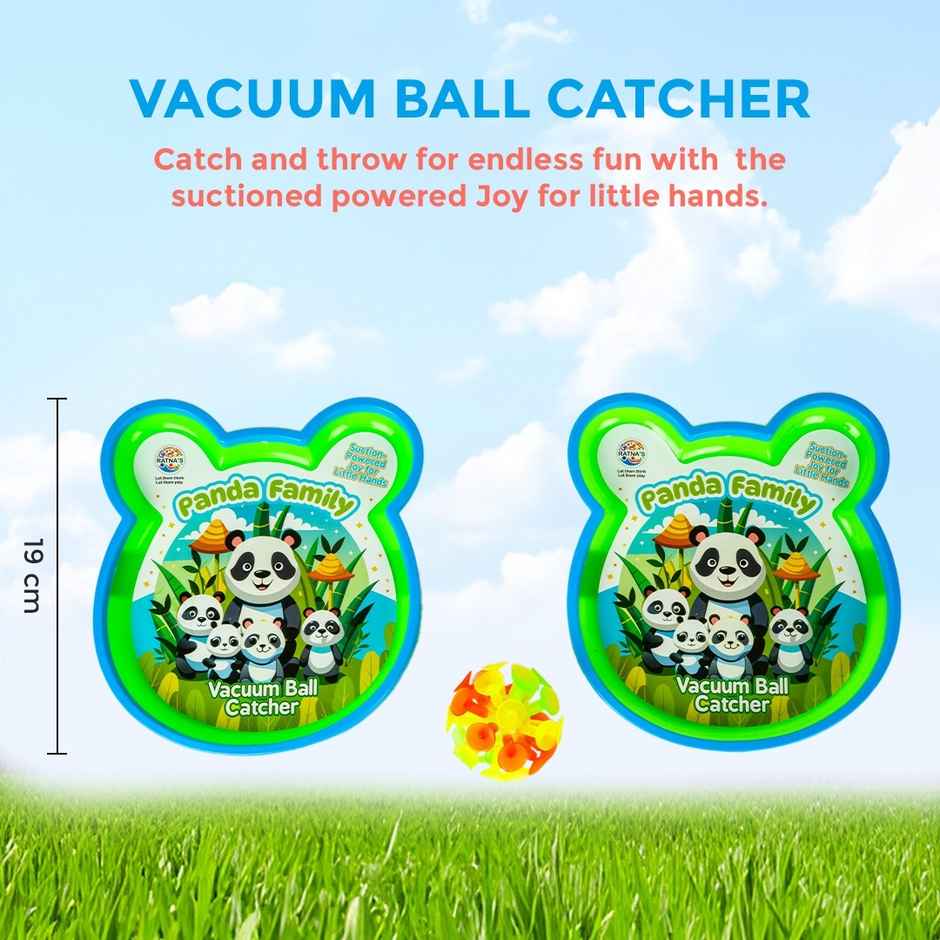 Ratna's Vacuum Ball Catcher Panda Family