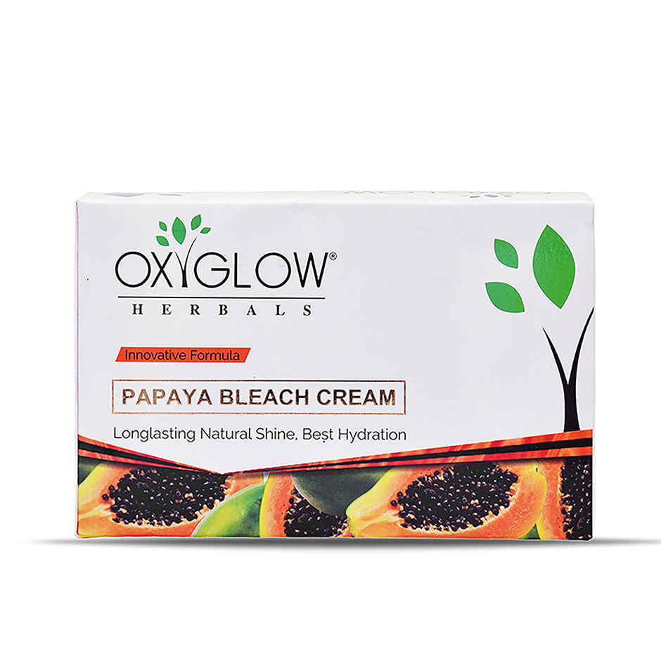 Oxyglow Herbals Papaya Bleach Cream Enriched With Goodness Of Papaya