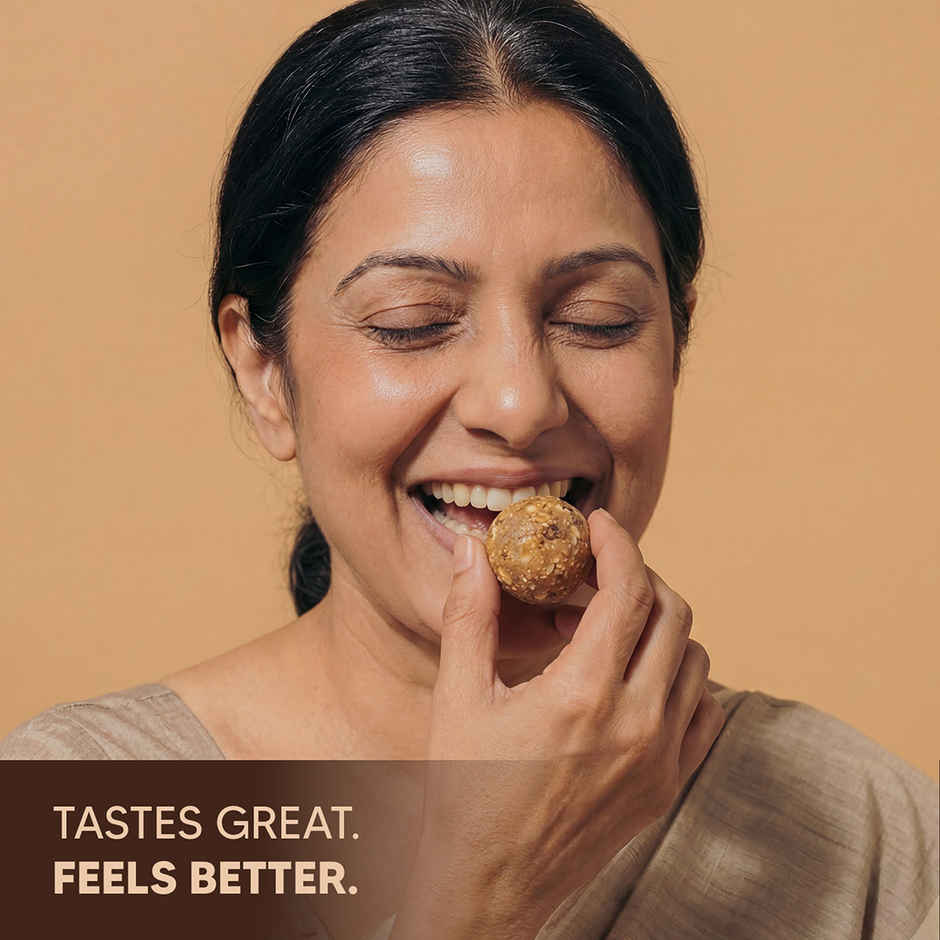 Eat Better Co Orange & Ginger Laddoos | No Added Sugar | High Protein | Truly Natural