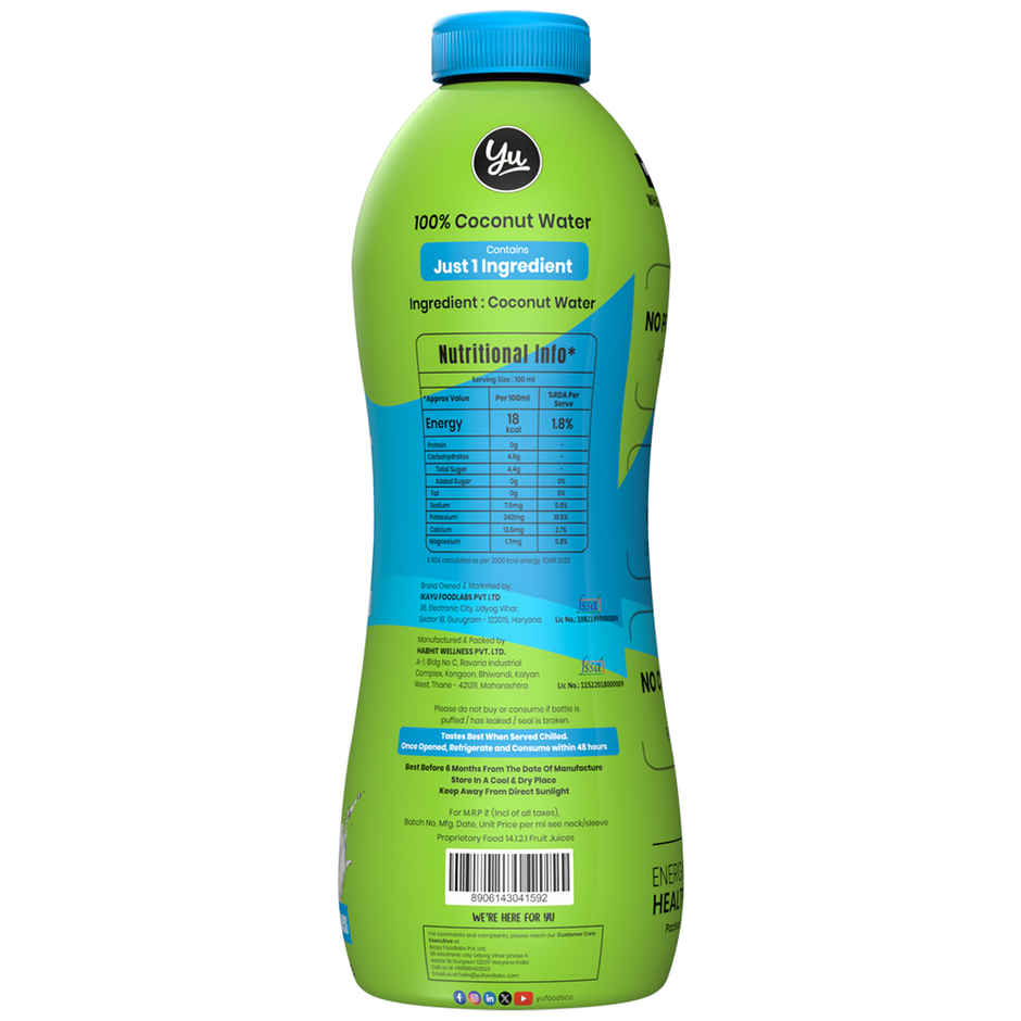Yu Natural Coconut Water