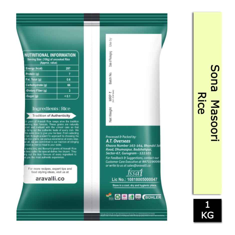 Aravalli Sona Masoori Rice