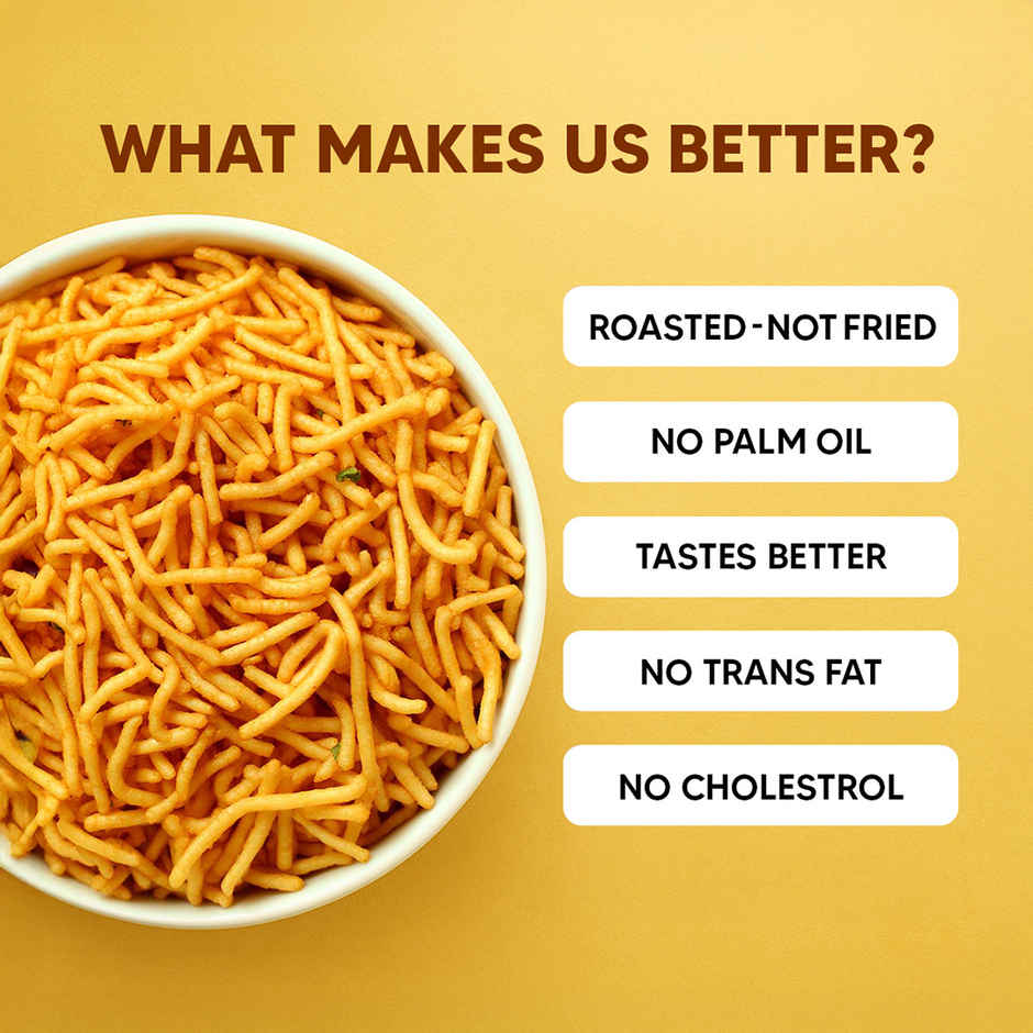 Eat Better Co Millet Bhujia Pudina Masti Roasted | Not Fried