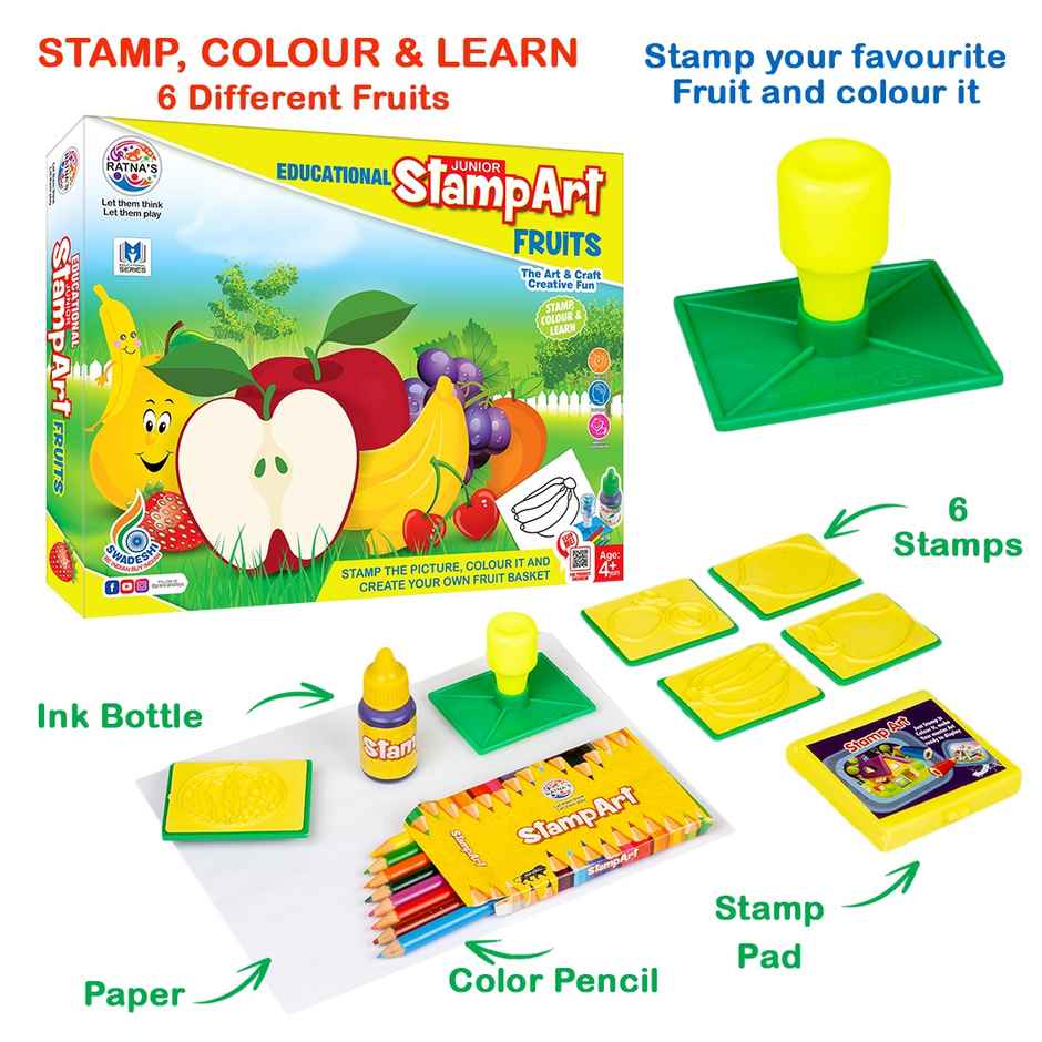Ratna's Stamp Art | S Fruit