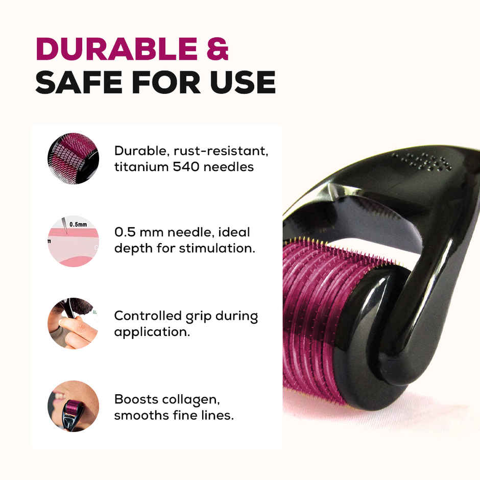 Multibrite Derma Roller for Face Massager For Hair Growth | Micro Needles Roller Skin Care Tool