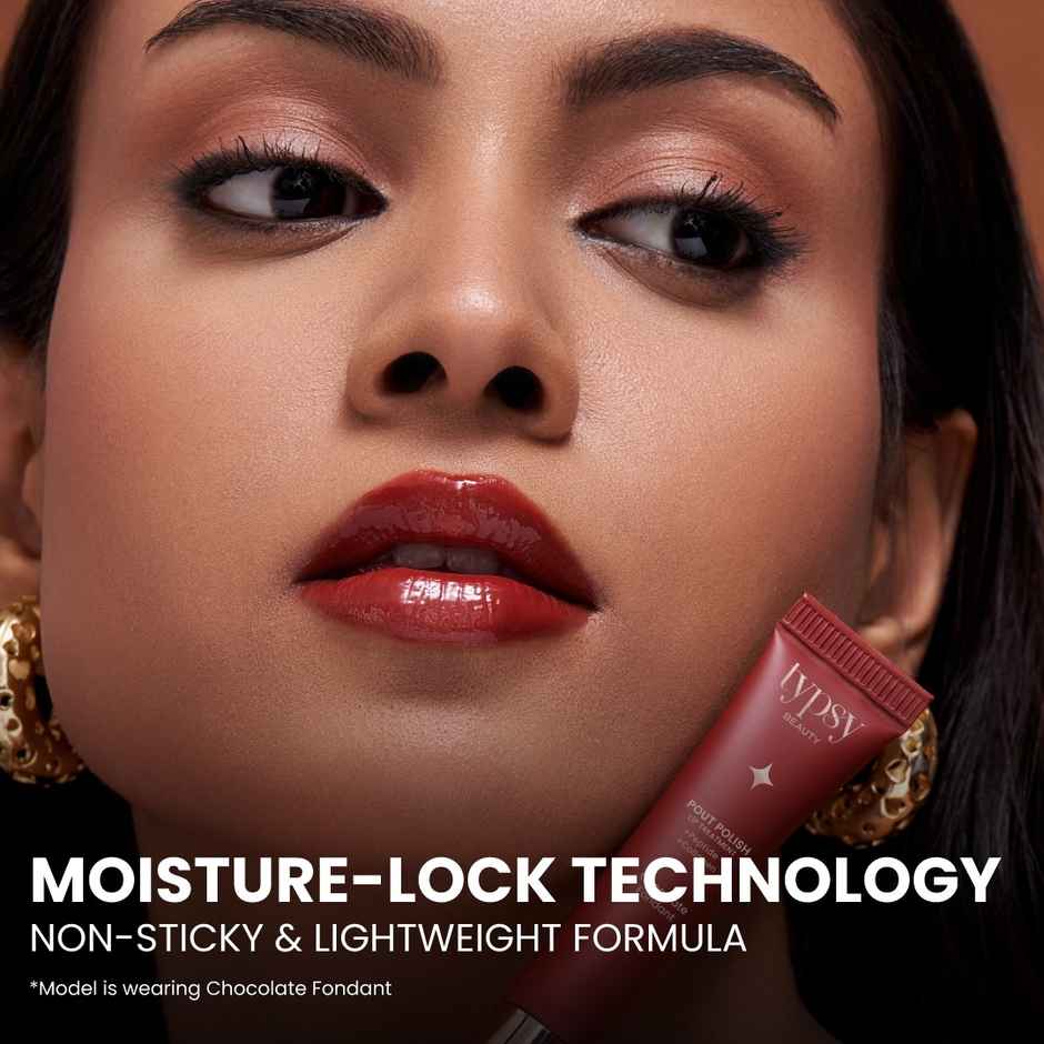 Typsy Beauty Pout Polish Peptide Lip Treatment Balm|Chocolate Fondant|8Ml