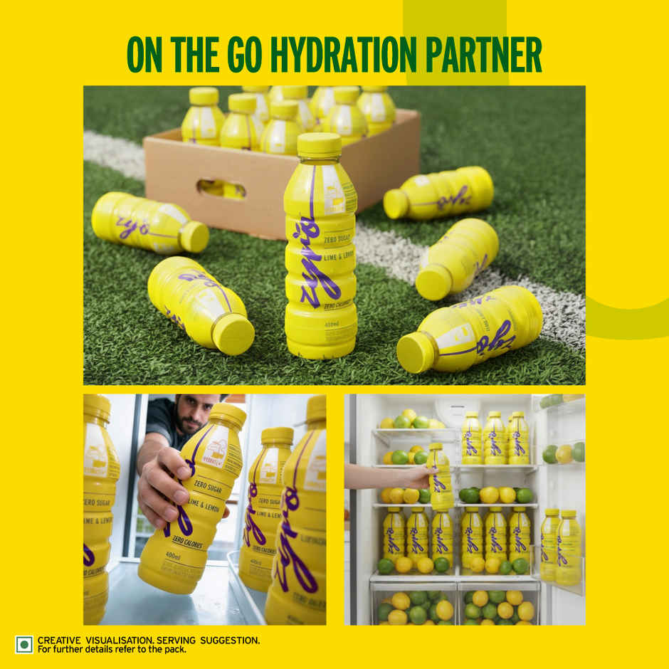 Zyro by Karan Aujla Hydration Drink | Zero Sugar | Lime & Lemon