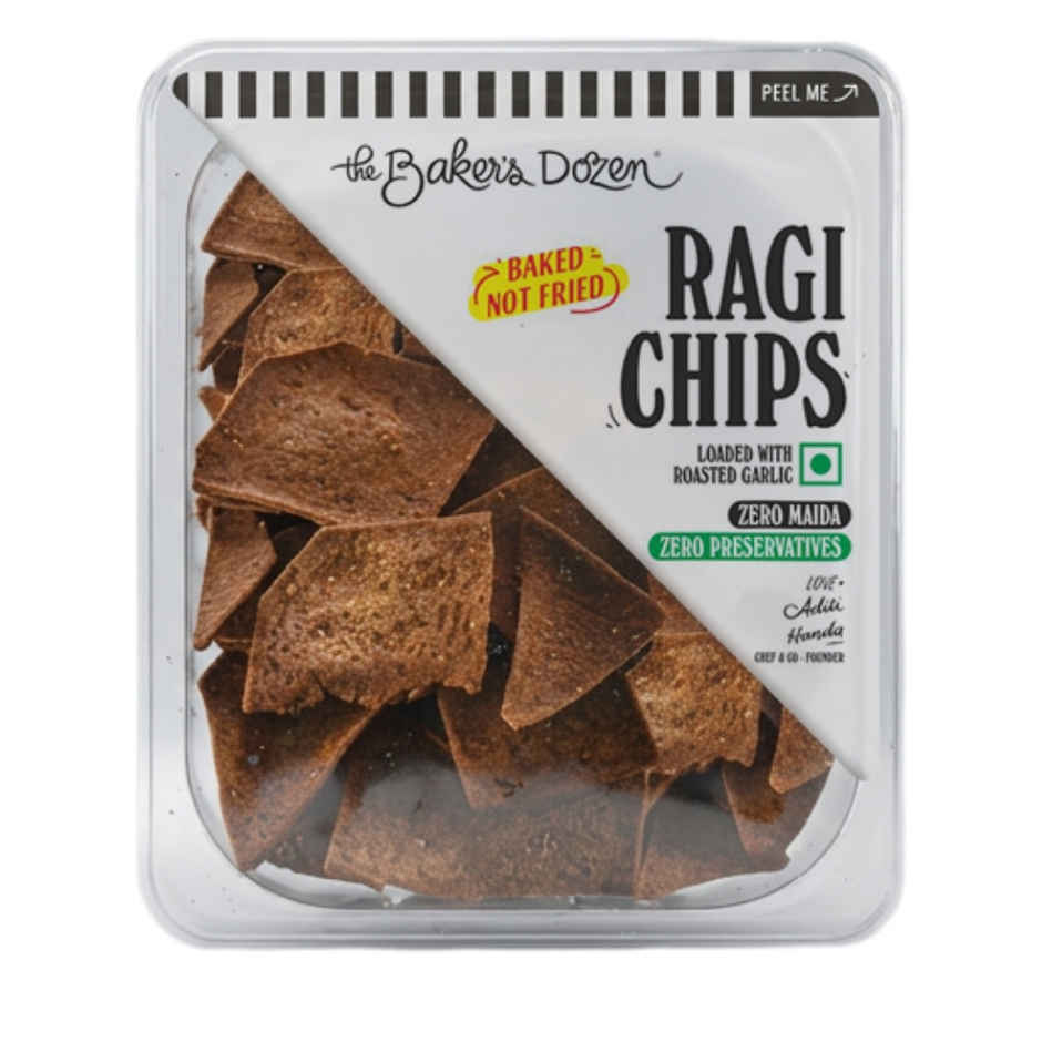 The Baker's Dozen Ragi Chips | Zero Maida | No Palm Oil | Healthy Baked Millet Snack