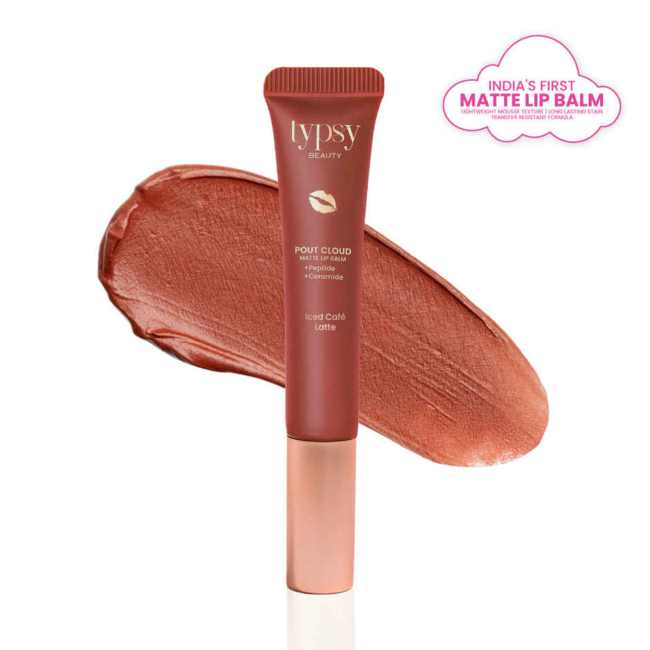 Typsy Beauty Pout Cloud Matte Lip Balm Iced Cafe Latte