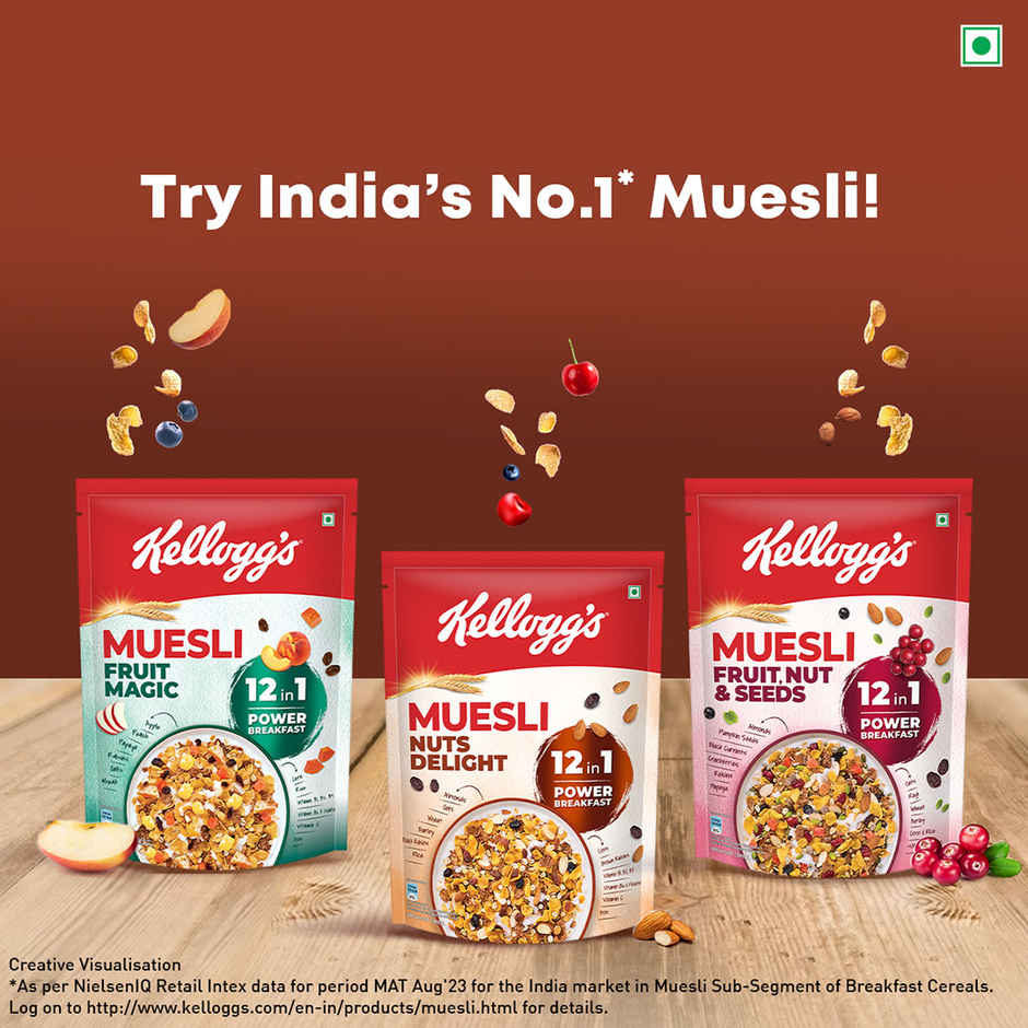 Kellogg's Muesli Nuts Delight 12-in-1 Power Breakfast