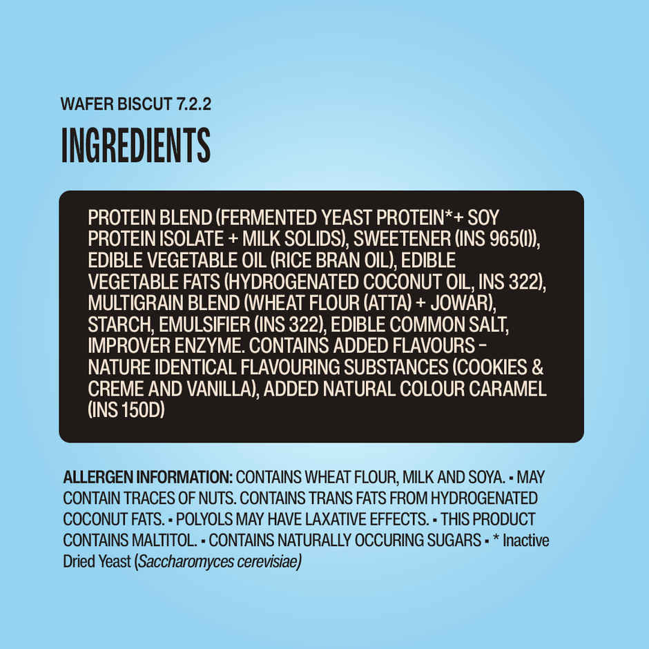 SuperYou Mini Cookies & Cream Protein Wafer Bar